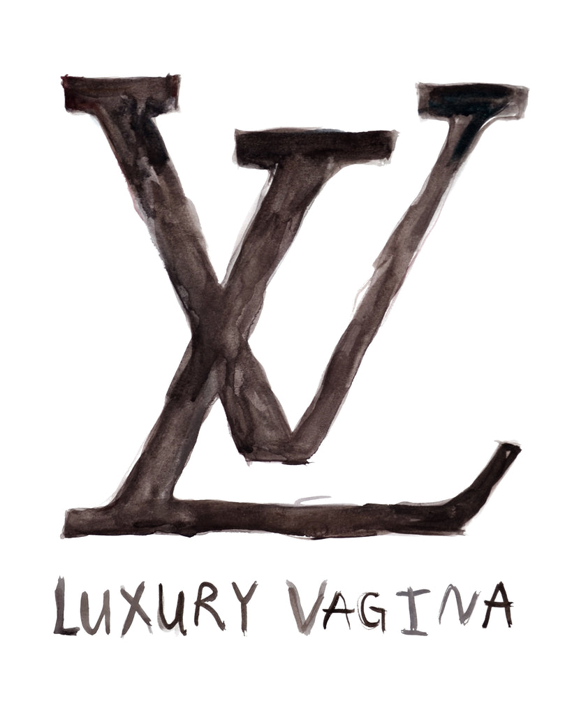 Louis Vuitton Parody Luxury Vagina - Painting Print – Heather Buchanan